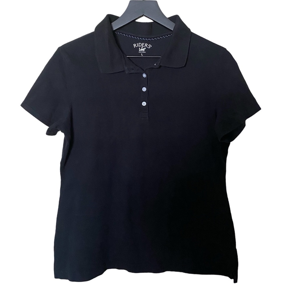Riders By Lee Women’s large Black Knit Shirt.